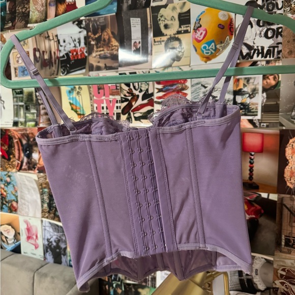 Urban outfitters corset in purple size small - Picture 2 of 3